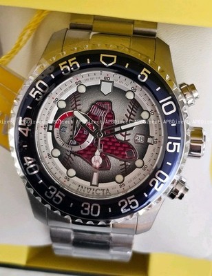 Invicta - MLB - BOSTON Red SOX - Red Glass Fiber - Chronograph - mens watch