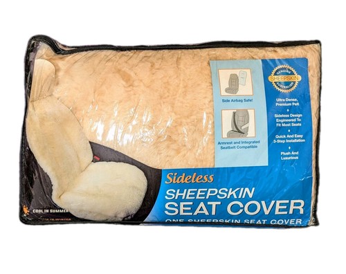 Genuine Australian Sheepskin Car Seat Cover Shearling Sideless Universal NEW!๐