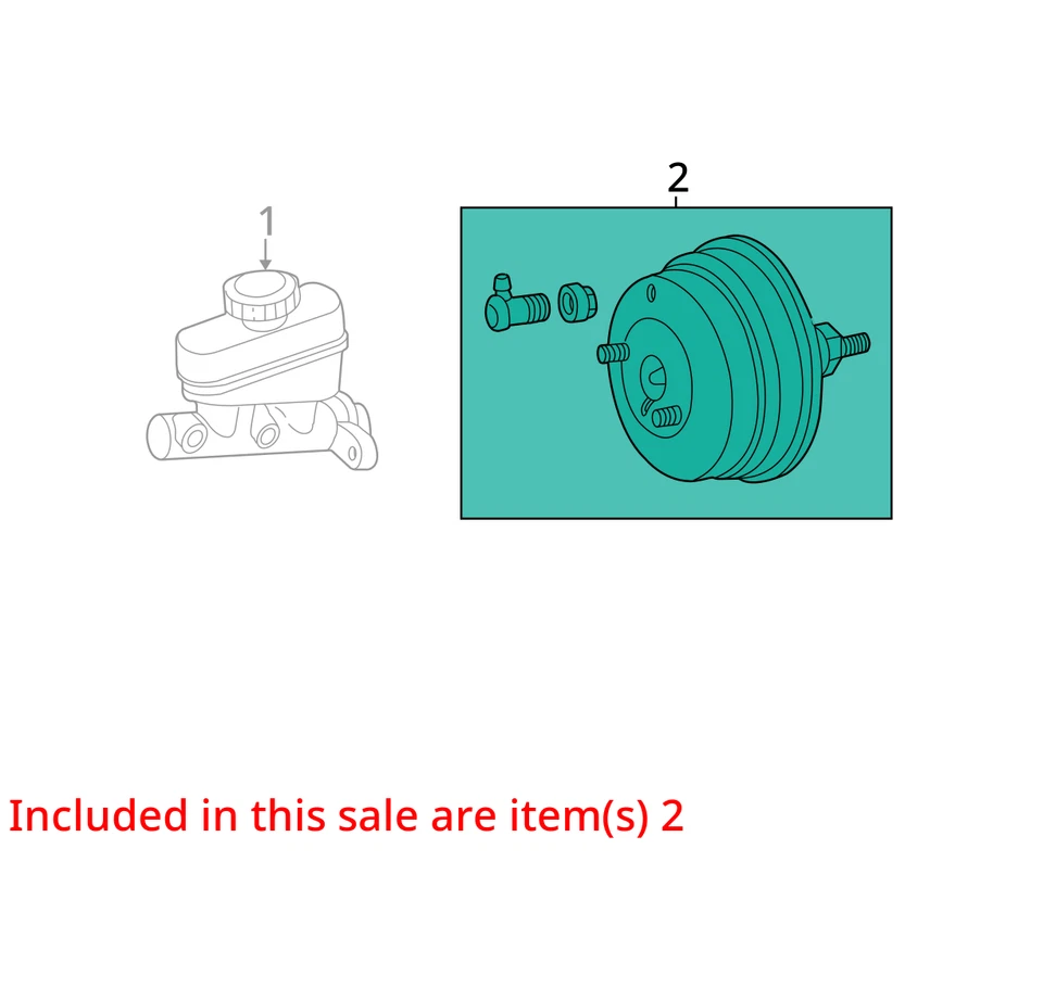 Ford Ranger 1998 potenciador de freno OEM 81 k millas - LKQ403025717 Foto 4 de 4