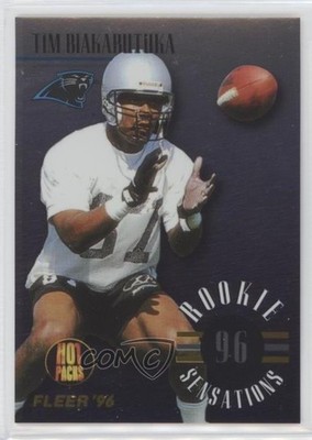 1996 Fleer Rookie Sensations Hot Pack Tim Biakabutuka #2 RC n1u
