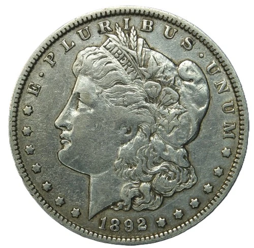 1892 o morgan silver dollar- Choice EF -SMH 1239