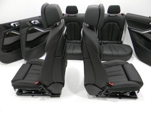 BMW G05 x5 Lederausstattung Komfortsitze Sitze Seats Leather MERINO BLACK - Picture 18 of 24