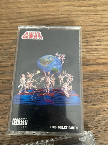 GWAR This Toilet Earth Cassette 1994 Metal Blade Records P4-53889 With BDF - Picture 2 of 7