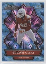2021 Wild Card Alumination Holo-Lux Blue 30/50 Joseph Ossai Rookie RC 0b29. rookie card picture
