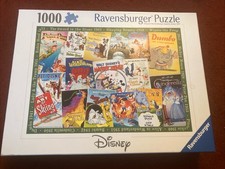 Ravensburger Disney Vintage Movie Posters 1000 Piece Jigsaw Puzzle 