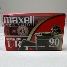 Maxell UR 90 Recordable Normal Bias Audio Cassett Tape 90 min Sleeve single Pack