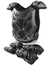 Youth Motorcycle Dirt Bike Body Armor Protective Gear Outdoor Driving Chest Vest