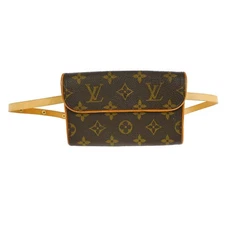 Louis Vuitton Florentine Waist Bag Monogram Canvas Brown Canvas Clutche &