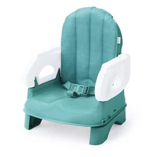 Ingenuity Deluxe Comfort Folding Baby Booster - Adjustable Height 6M-3Y