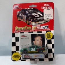 1994 Racing Champions NASCAR Brett Bodine 26 Quaker State 1:64 Sealed Back Card