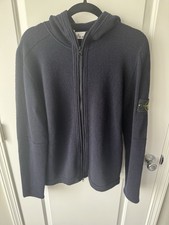 Stone Island Navy Patch Hoodie Size L