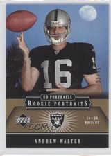 2005 Upper Deck Portraits Rookie Portraits Gold 33/75 Andrew Walter #104 0v0
