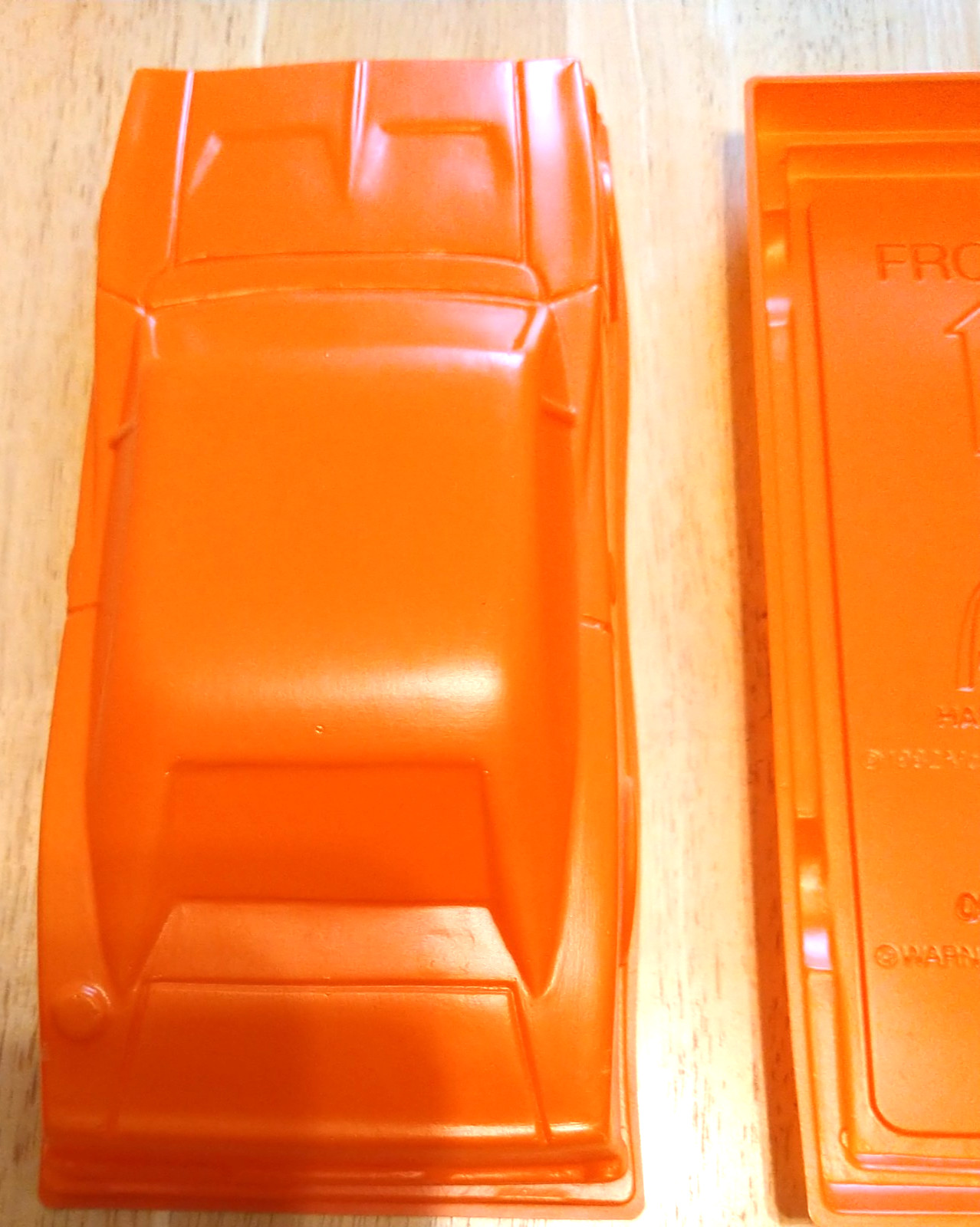 McDonald's Dukes of Hazzard General Lee Car Happy Meal Container 1982 Unused NOS