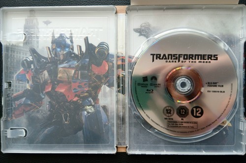 Steelbook Transformers Dark of The Moon Blu Ray Embossed - Picture 3 of 4