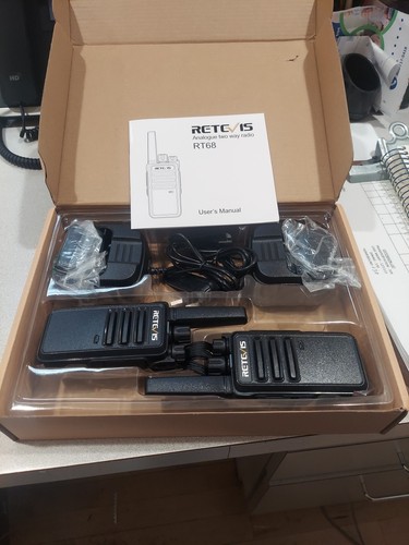 (2) Retevis RT68 Two-way Radios, New In Box.