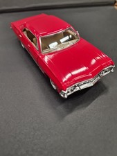 1967 Chevrolet Impala Rouge Kinsmart Voiture Jouet Modèle 1/43 Echelle Ouvert