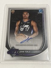 John Tonje 2025-2026 Topps Bowman Chrome Rookie Auto RC Autograph