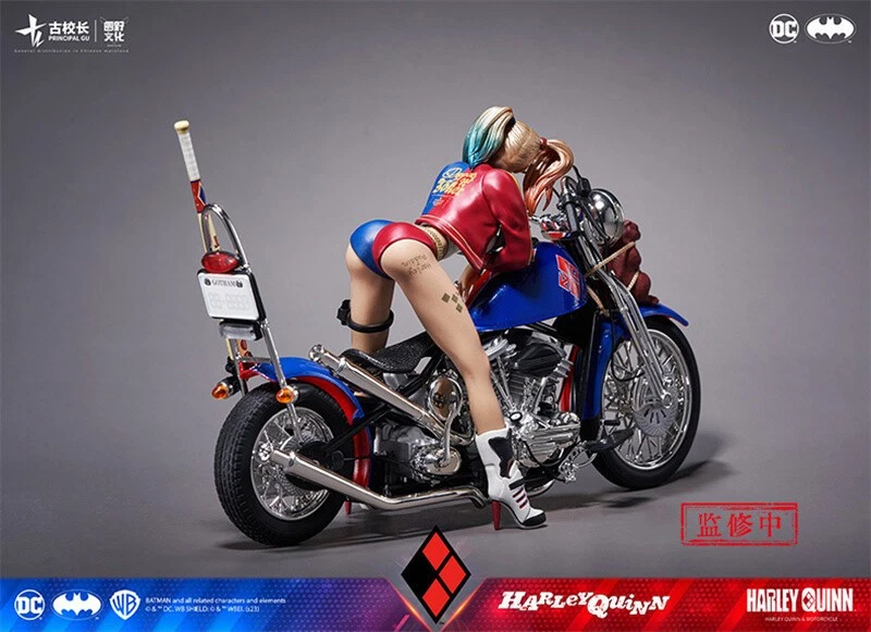 EA1503 Escala 1/6 DC Harley Quinn Motocicleta Figura de Acción Conjunto Estatua Coleccionable Foto 3 de 4
