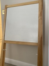IKEA Mala Easel Stand with Whiteboard and Black Chalkboard