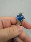 Vintage 1976 Seiko 11-8320 Ladies Watch Blue Dial Cal 11A 17J - Parts/Repair