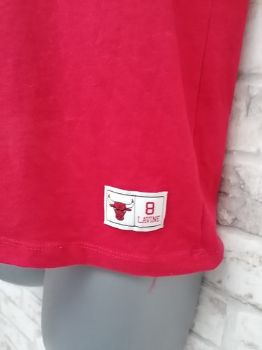 Mens Chicago Bulls T-shirt XS Large Red - Picture 4 of 12