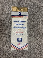 Hav a Hank White Handkerchiefs 3-Pack 100 Cotton Hanky