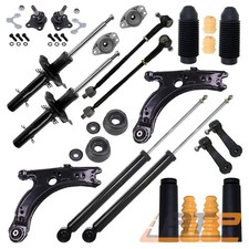 4x STOßDÄMPFER+DOMLAGER SPURSTANGE QUERLENKER TRAGGELENK FÜR SEAT TOLEDO 2 98-04