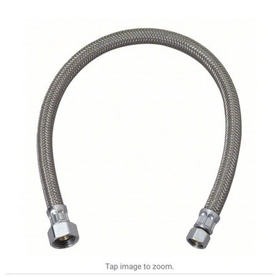 ZURN P6900-SSH Stainless Steel Supply Hose, Chrome Finish, Silver Color