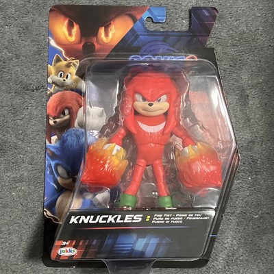 Sonic the Hedgehog 3 KNUCKLES FIRE FIST WAVE 3 Movie 5 inch Figure Jakks Pacific