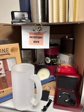 Name Brand New Engraveit  Surprise Box Tumblers Knifes Candles,  $50. Plus Value