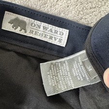 Onward Reserve Performance Shorts Men  s Size 34 Black Golf Stretch