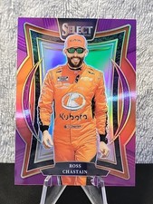 2025 Panini Select #18 Ross Chastain Grandstand Purple Prizm /199