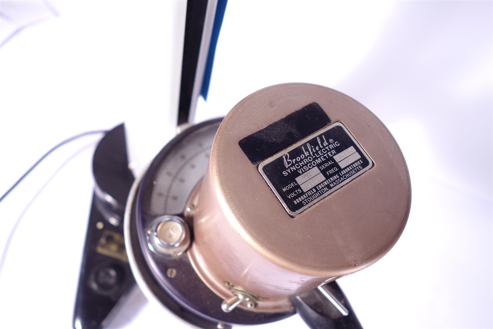  Brookfield RVT Synchro Electric Viscometer with Helipath Motorized stand 