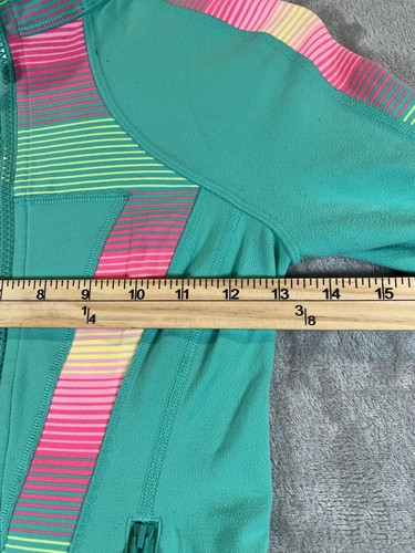 Ivivva Lululemon Girls Full Zip Running Track Jacket Performance 14 READ - Picture 11 of 13