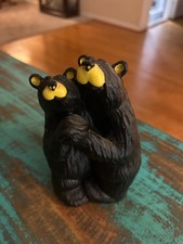 Bearfoots By Jeff Fleming Couple Dancing BEARFOOTS SWING Bears Figurine Big Sky