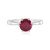 Cavill Ring Sterlingsilber Madagaskar Rubin 1,70Ct Damen Echtschmuck Rot-
