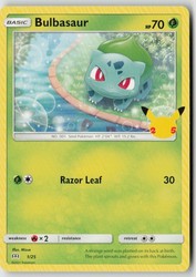 Bulbasaur 001/025 McDonald's 25th Anniversary
