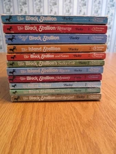 Lot Of 11 The Black Stallion, Island Stallion Vintage Books by Walter Farley