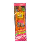 Ken Doll Hawaiian Fun Barbie with Beach'n fun gear! 1990 New Damaged Box