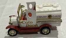 Die-Cast Truck Tanker Coin Bank Internation Gasoline Quality Gas 24 HRS Service