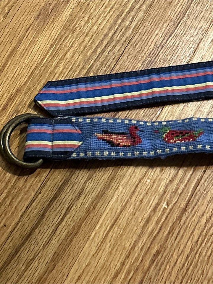 Vintage LL Bean Embroidered Ducks Belt Women’s L/XL - Image 2 of 4