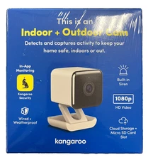 Kangaroo Indoor + Outdoor Cam Wired Security Camera (NEW SEALED)