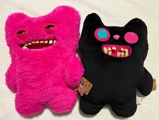 FUGGLER Mr Buttons & Indecisive Monster BIGG FUGG Plush XL 18” - Limited Edition