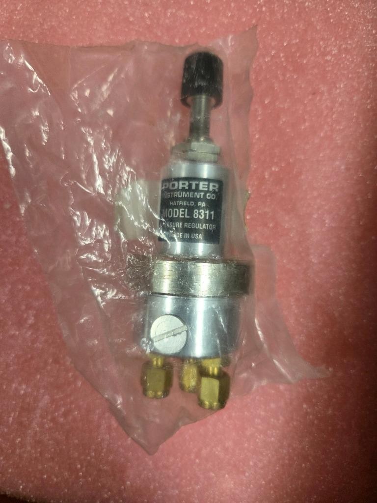Porter (Parker) 8311 Gas Pressure Regulator 0-100psi for Gas Chromatography