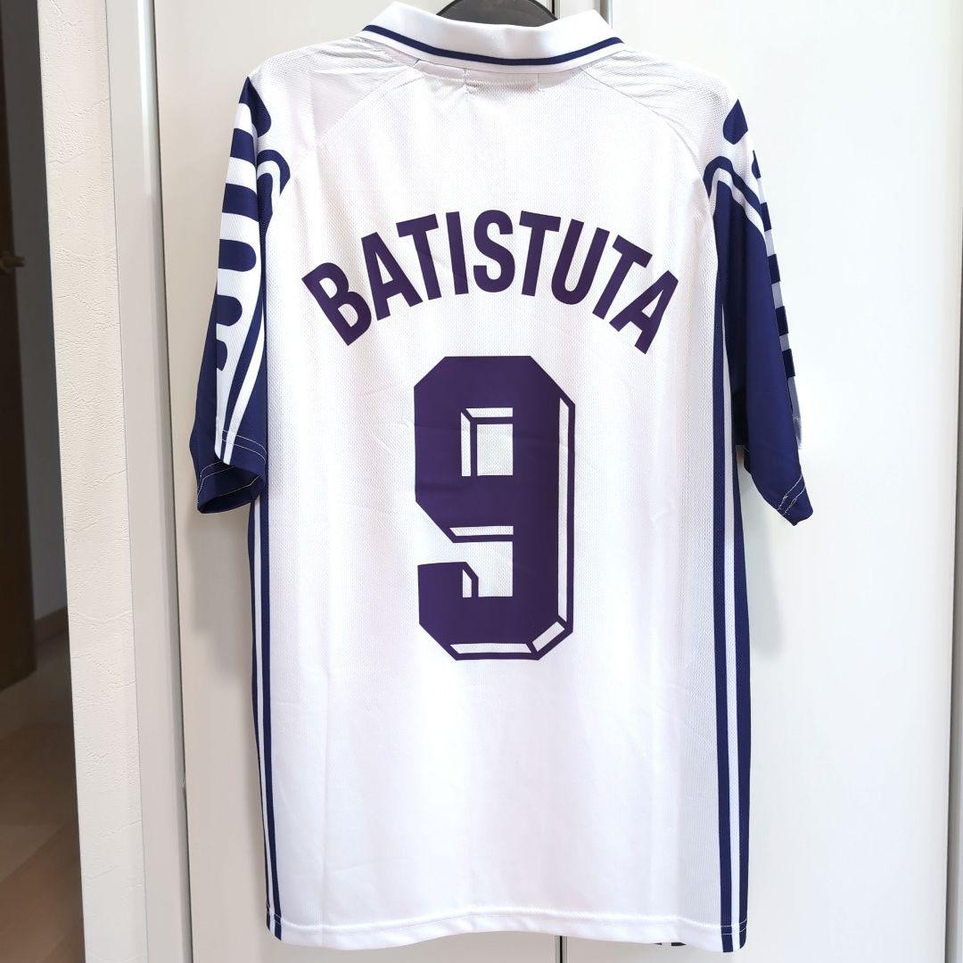 FILA ACフィオレンティーナ BATISTUTA 9 シャツ FILA ACF Fiorentina Batistuta Jersey L Short Sleeve Collared