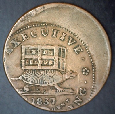 ERROR 1837 Hard Times Token Executive Financiering 25% Off Center ...