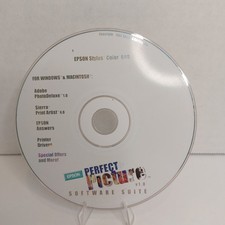 Epson Stylus Color 600 Picture Perfect Software Suite CD Vintage OEM