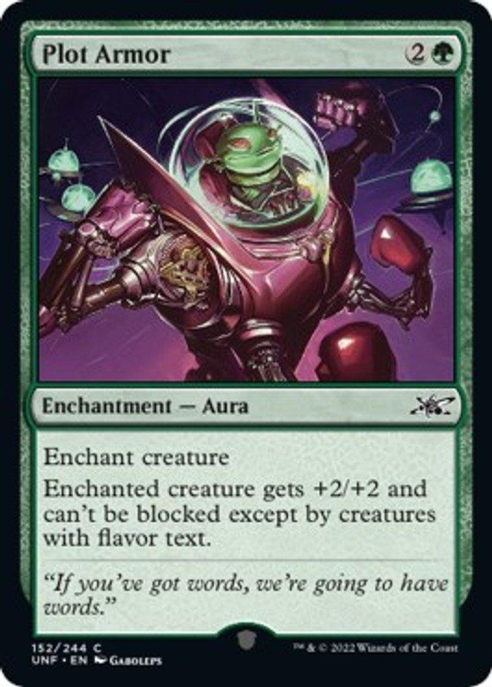 Plot Armor - 152 - LP Foil Unfinity (UNF)