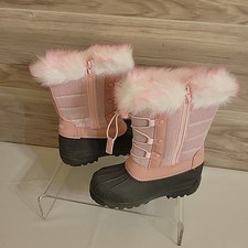 Girls Winterboots Snow MidCalf Waterproof Insulated Fur Lined Warm Anti-slip.