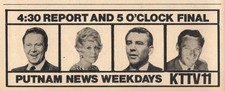 1969 LOS ANGELES TV NEWS AD/RONA BARRETT/PETE MILLER/TOM KELLY/GEORGE PUTNAM